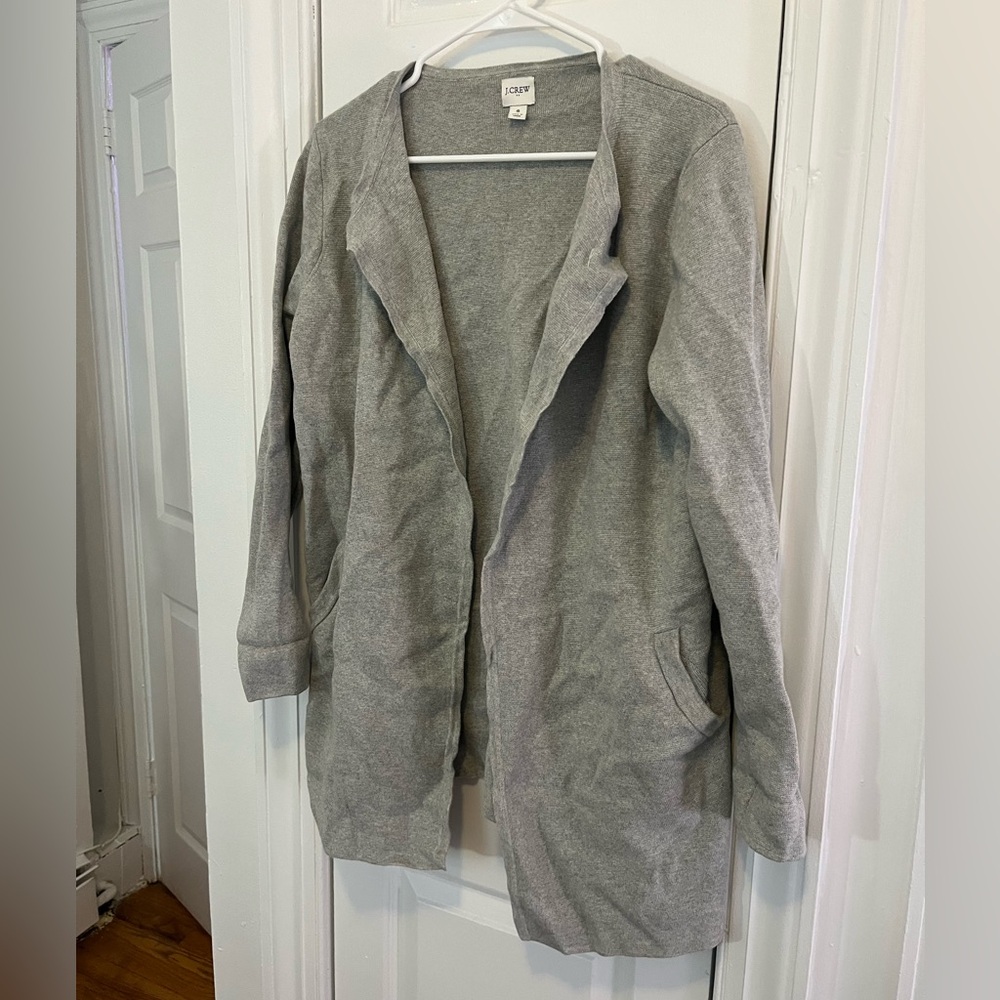 J. Crew gray cardigan